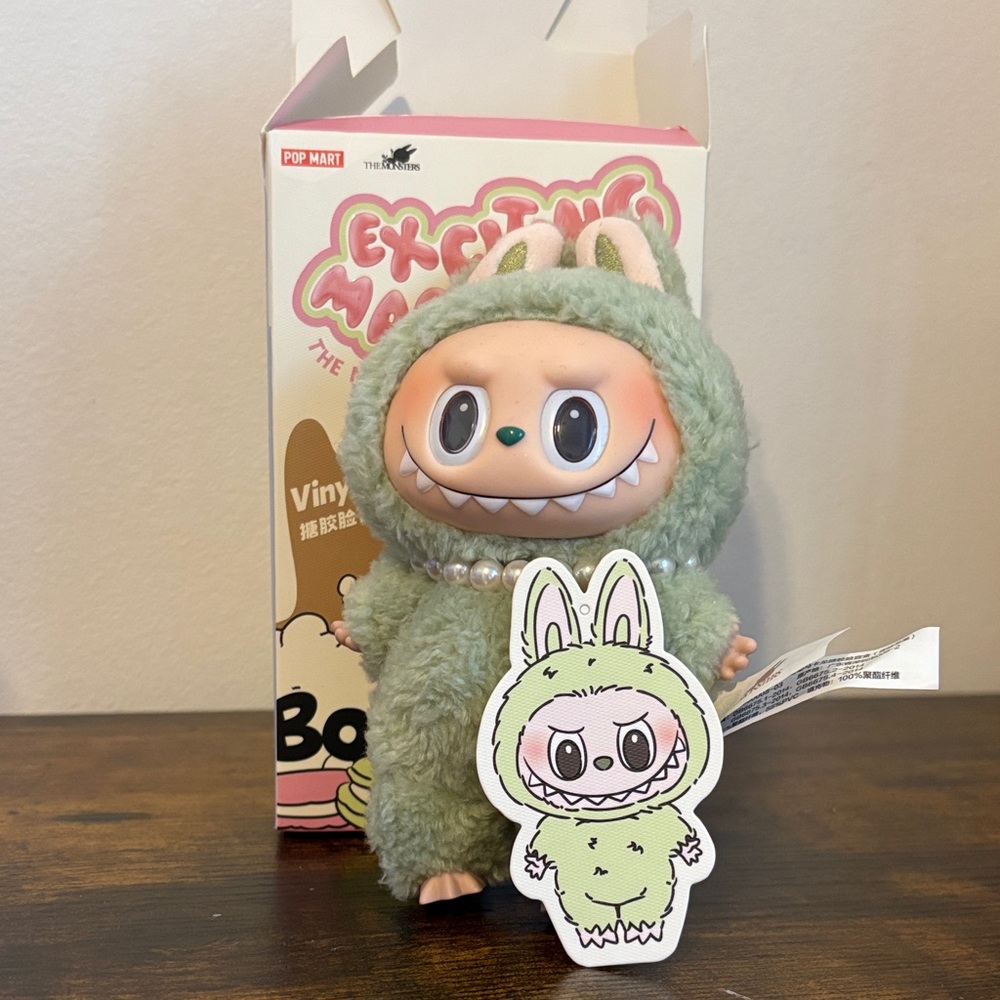 POP MART- The Monsters “Exciting Macaron” Green Grape *authentic, NOT SEALED*